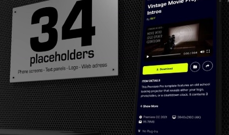 دانلود پروژه پریمیر تیزر اپلیکیشن موبایل و وب سایت