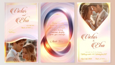 دانلود پروژه افتر افکت 9 استوری و ریلز اینستاگرام عروسی