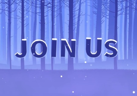 پروژه افتر افکت نمایش لوگو زمستان Winter Forest Logo