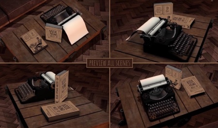 دانلود پروژه پریمیر تیزر تبلیغاتی کتاب سبک قدیمی Book Promotion Vintage