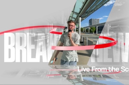 پروژه پریمیر اینترو خبری Glassline Breaking News Intro