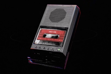 پروژه افتر افکت معرفی پادکست با نوار کاست Cassette Podcast