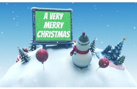 دانلود پروژه افتر افکت وله کریسمس سه بعدی Christmas 3D Opener