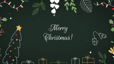 پروژه آماده پریمیر کارت تبریک کریسمس Christmas Greeting Cards