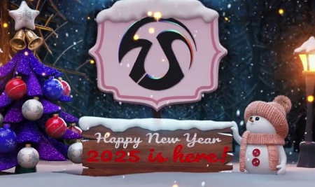 پروژه آماده افتر افکت شمارش معکوس کریسمس Christmas New Year Countdown