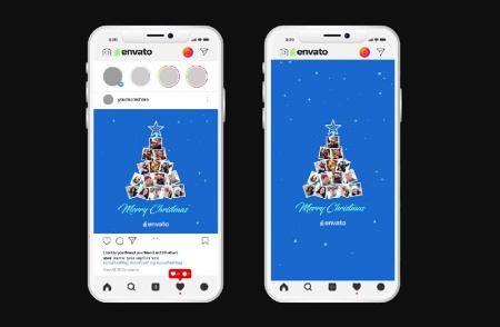 دانلود پروژه افتر افکت معرفی کریسمس Merry Christmas Intro