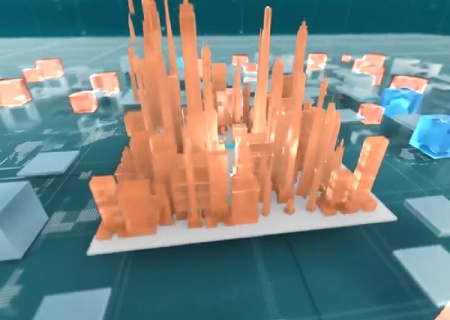 پروژه پریمیر نمایش لوگو در شهر خیالی The City Logo