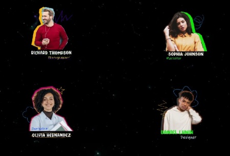 پروژه افتر افکت زیرنویس های عکس دار Collage Photo Lower Thirds