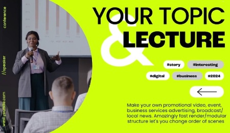 دانلود پروژه افتر افکت تیزر تبلیغاتی کنفرانس Conference Promo