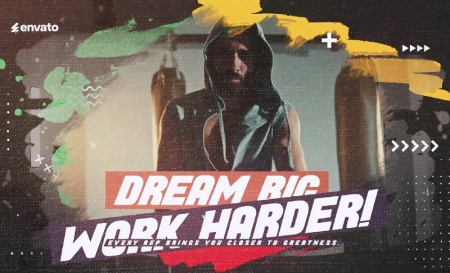 پروژه آماده افتر افکت تیزر تبلیغاتی ورزشی Energy Sport Promo