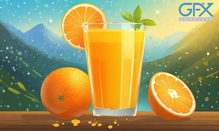 عکس پرتقال کارتونی