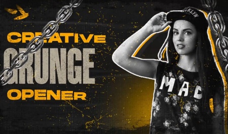 دانلود پروژه افتر افکت اوپنر سینمایی گرانج Creative Grunge Opener