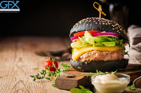 عکس همبرگر برای ادیت