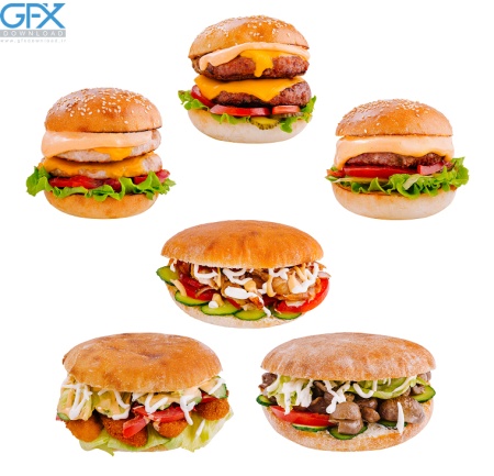 عکس همبرگر برای طراحی پوستر