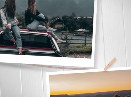 ترانزیشن پریمیر با سبک گالری دیواری Photo Wall