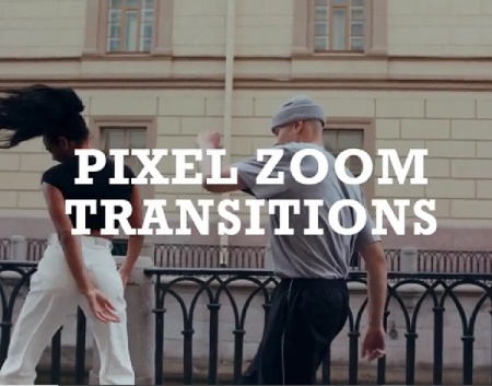 ترانزیشن پریمیر افکت پیکسلی Pixel Zoom