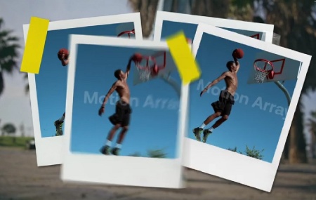 7 ترانزیشن پریمیر قاب عکس های پولاروید Polaroid Frames