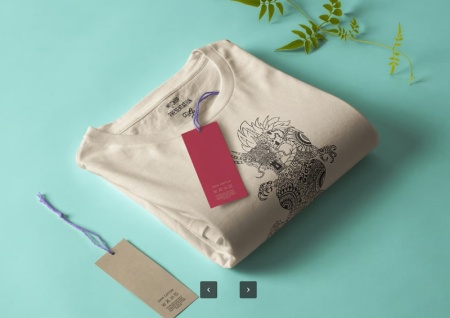 طرح لایه باز تی شرت