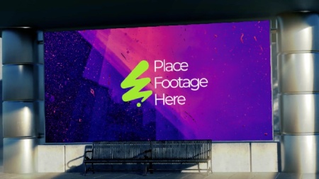 دانلود پروژه افتر افکت موکاپ بیلبورد عمومی Public Billboard
