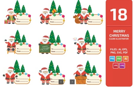 وکتور جدید کاراکتر بابانوئل