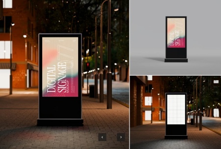 طرح لایه باز موکاپ بیلبورد