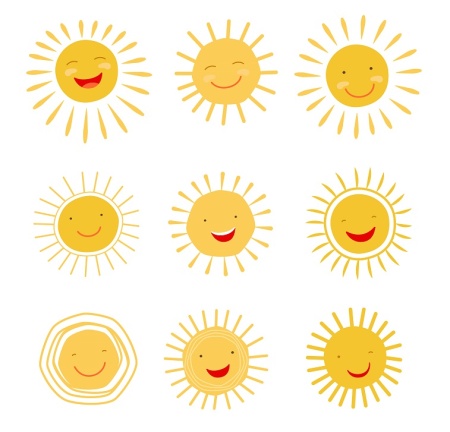 دانلود وکتور خورشید خندان