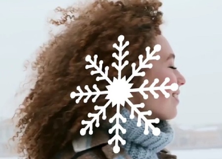 دانلود ترانزیشن پریمیر دانه برف Snowflakes