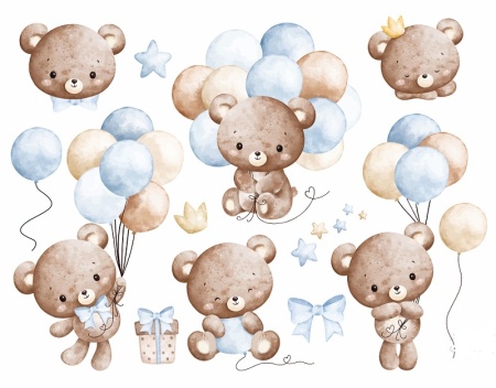 فایل لایه باز خرس تدی کارتونی