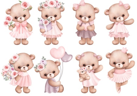 دانلود فایل لایه باز خرس تدی