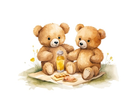 طرح لایه باز خرس تدی