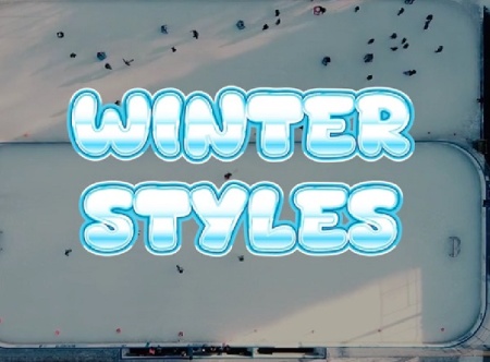 ترانزیشن پریمیر 5 استایل متن زمستانی Winter Text Styles