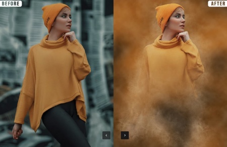 دانلود اکشن فتوشاپ ایجاد افکت دود