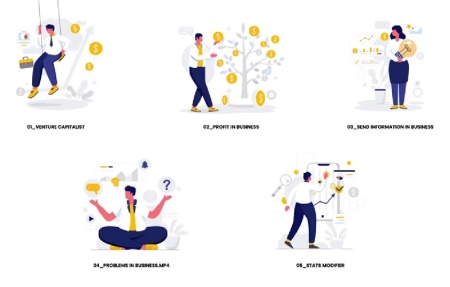 دانلود پروژه آماده افتر افکت موشن گرافیک تجاری Business Plan