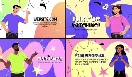 پروژه افتر افکت کاراکترهای موشن گرافیک Character Explainer