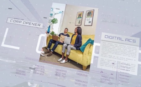 پروژه اسلایدشو افتر افکت تجاری Digital Corporate Slideshow