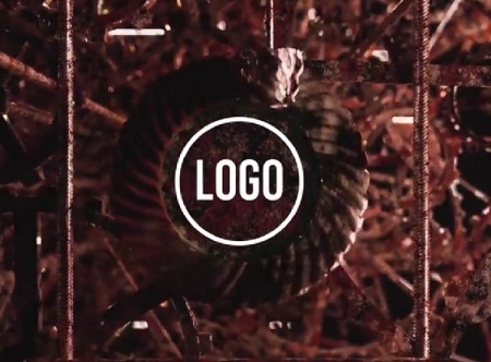 پروژه پریمیر لوگو با چرخ دنده Rusty Gearworks Logo