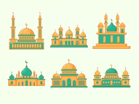 طرح لایه باز وکتور مسجد