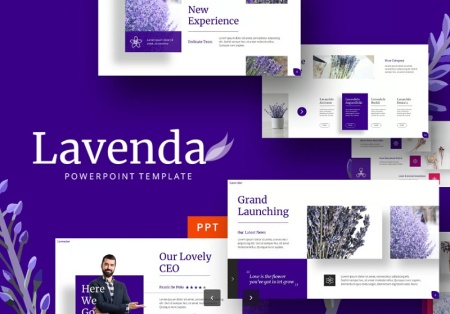 قالب پاورپوینت گل و گیاه