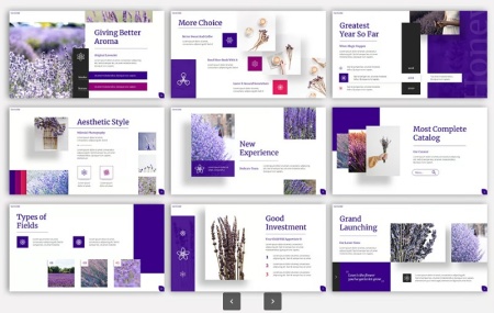 قالب پاورپوینت گل و طبیعت