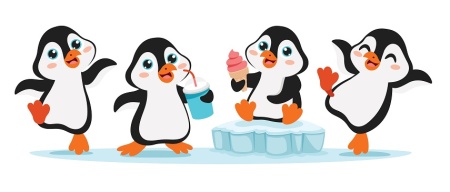 وکتور پنگوئن کارتونی