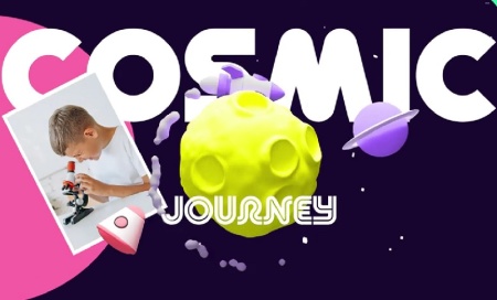 پروژه پریمیر اینترو به سبک فضایی Space Adventure Intro