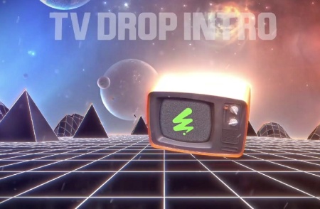 دانلود پروژه افتر افکت وله تلویزیون TV Drop Intro