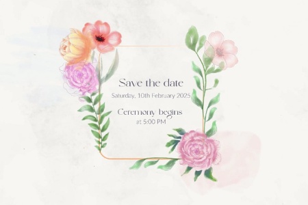 پروژه افتر افکت کارت دعوت عروسی Wedding Invitation