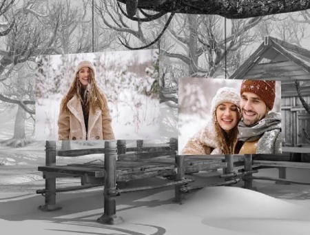 پروژه پریمیر موکاپ اسلایدشو زمستانی Winter Slideshow Mock-Up