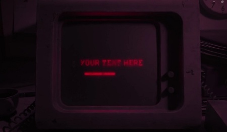 پروژه آماده افتر افکت لوگو با کامپیوتر قدیمی Retro Computer Logo