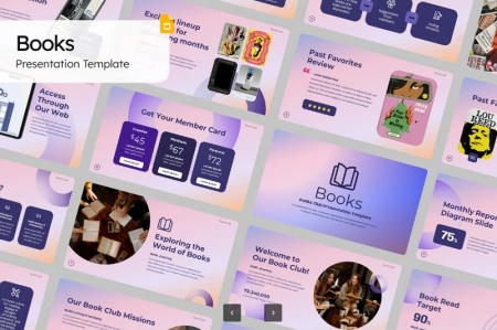 قالب پاورپوینت برای ارائه کتاب