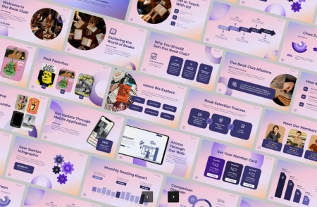 قالب پاورپوینت طرح کتاب