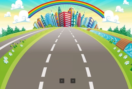 وکتور شهر کارتونی