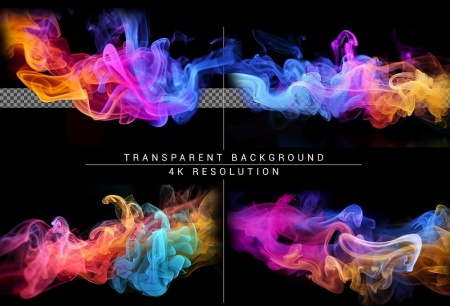 فایل لایه باز دود رنگی