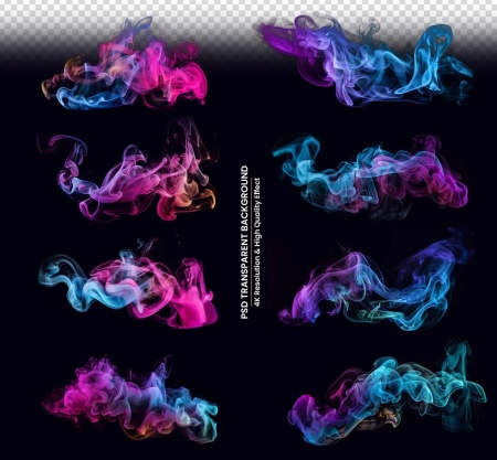 دانلود طرح لایه باز دود